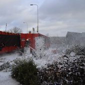 Brand op gemeentewerf Katwijk